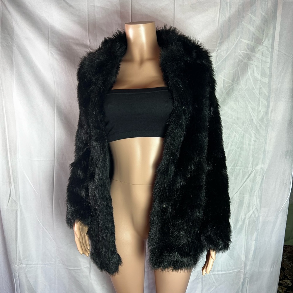 Faux fur jacket